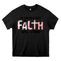 Black Oceans Deep My Faith Will Stand Heavy Core Tee - Bettercallsaul