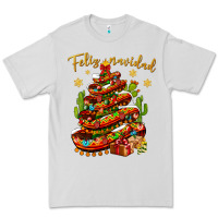Dove Grey Christmas Feliz Navidad Premium Tee - NancyCooperArtShop