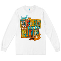 White Just Here For The Pie Long Sleeve Tee - FaDigitalArtStudio