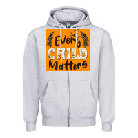 Heather Grey preview every child matters Zipper Hoodie - BarkalooDesign