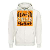 Oatmeal Heather preview every child matters Zipper Hoodie - BarkalooDesign