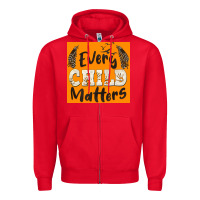 Red preview every child matters Zipper Hoodie - BarkalooDesign