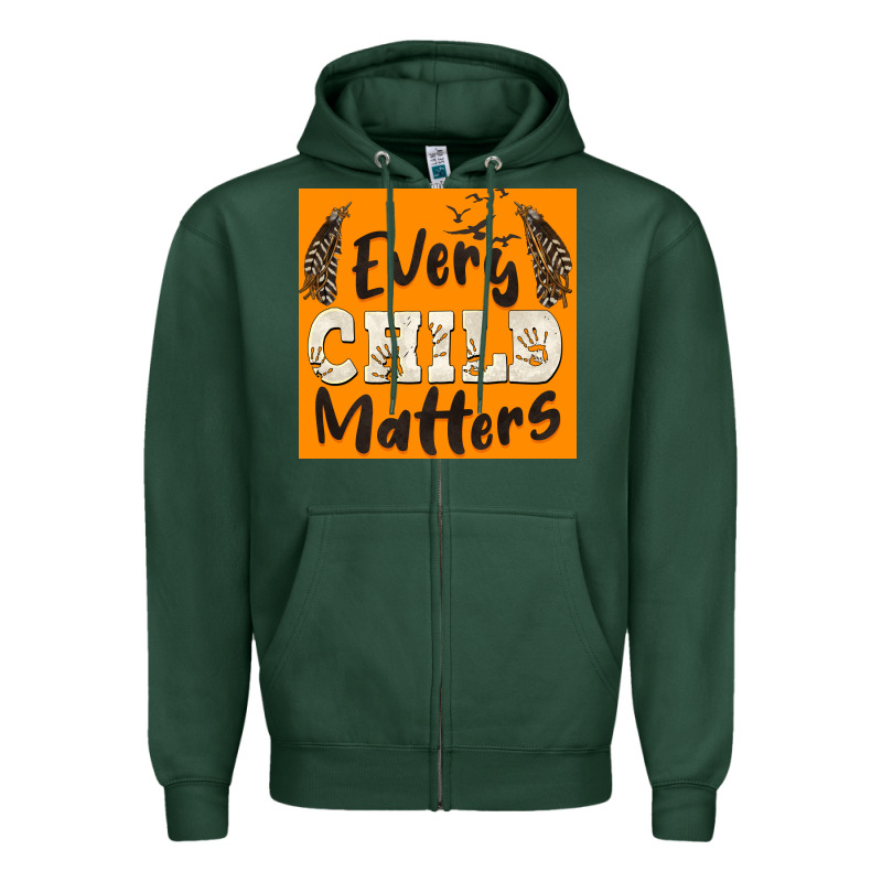 Preview Every Child Matters Zipper Hoodie by BarkalooDesign | Teevron