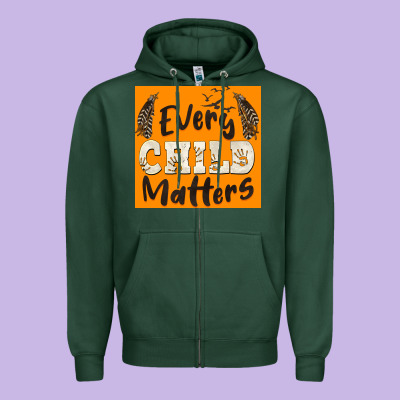 Preview Every Child Matters Zipper Hoodie Designed By Barkaloodesign