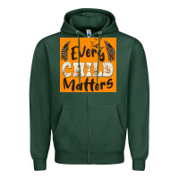 Sports Green preview every child matters Zipper Hoodie - BarkalooDesign