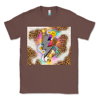 Chestnut retro baseball with leopard Classic Tee - TumblerDesignByShophia