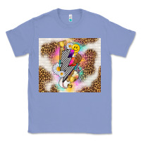 Colony Blue retro baseball with leopard Classic Tee - TumblerDesignByShophia