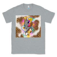 Heather Grey retro baseball with leopard Classic Tee - TumblerDesignByShophia