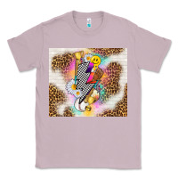 Lilac retro baseball with leopard Classic Tee - TumblerDesignByShophia