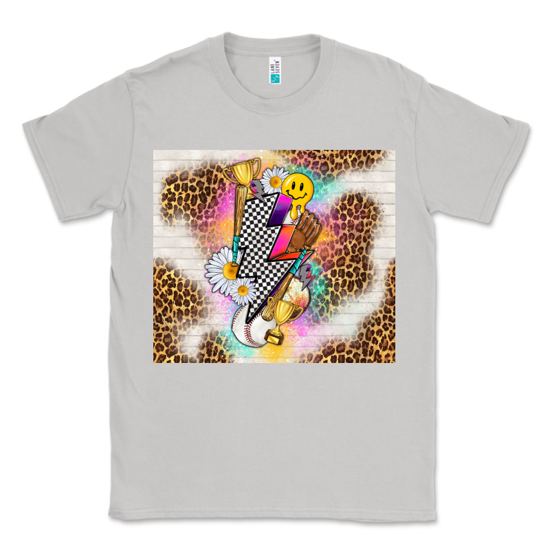 Retro Baseball With Leopard Classic Tee by TumblerDesignByShophia | Teevron