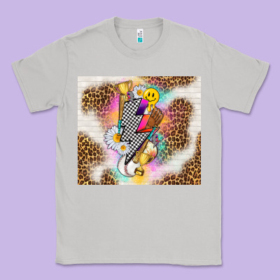 Retro Baseball With Leopard Classic Tee Designed By Tumblerdesignbyshophia