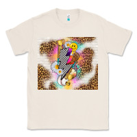 Natural retro baseball with leopard Classic Tee - TumblerDesignByShophia
