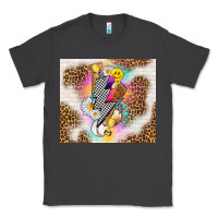 Smoke retro baseball with leopard Classic Tee - TumblerDesignByShophia
