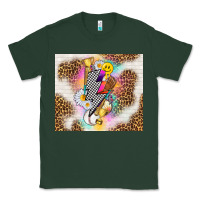 Sports Green retro baseball with leopard Classic Tee - TumblerDesignByShophia