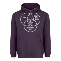 1984 Brave New World Fahrenheit 451 Conspiracy T-shirt Heavyweight Hoodie | Teevron