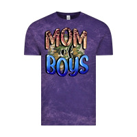 Cloud Purple Mom of Boys Mother's Day Vintage Tee - CowGirlArtShop