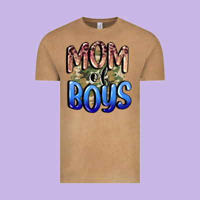Mom Of Boys Mother's Day Vintage Tee Designed By Cowgirlartshop