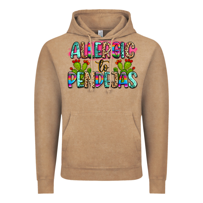 Allergic To Pendejas Mexico Vintage Hoodie by FaDigitalArtStudio | Teevron