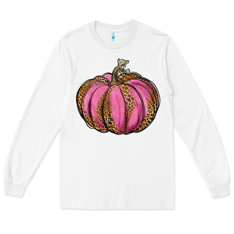 Leopard Cancer Pumpkin Long Sleeve Tee by RanaPortraitStore | Teevron