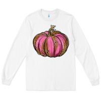 White leopard cancer pumpkin Long Sleeve Tee - RanaPortraitStore