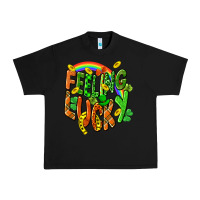 Black St. Patrick's Day Feeling lucky Urban Heavy Tee - CowGirlArtShop