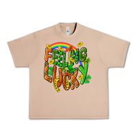 Burro St. Patrick's Day Feeling lucky Urban Heavy Tee - CowGirlArtShop