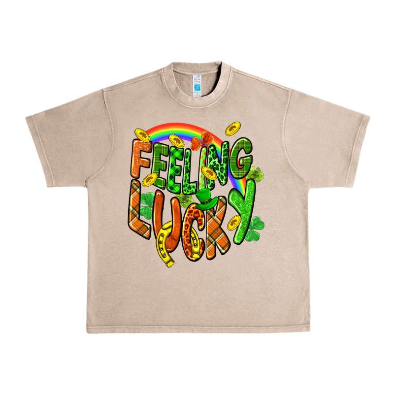 St. Patrick's Day Feeling Lucky Urban Heavy Tee by CowGirlArtShop | Teevron