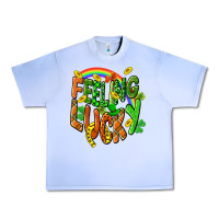 Grape Ice St. Patrick's Day Feeling lucky Urban Heavy Tee - CowGirlArtShop