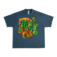 Midnight Navy St. Patrick's Day Feeling lucky Urban Heavy Tee - CowGirlArtShop