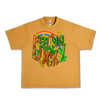 Peanut Butter St. Patrick's Day Feeling lucky Urban Heavy Tee - CowGirlArtShop