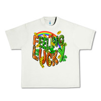 Pistachio St. Patrick's Day Feeling lucky Urban Heavy Tee - CowGirlArtShop