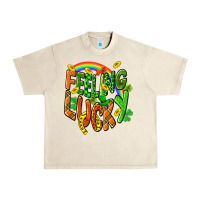 Sandshell St. Patrick's Day Feeling lucky Urban Heavy Tee - CowGirlArtShop