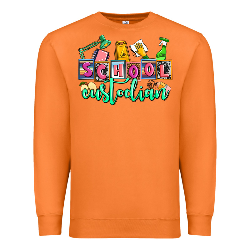 School Custodian Premium Sweatshirt by AdoDesignShop | Teevron