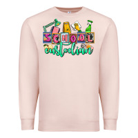 Pale Pink school custodian Premium Sweatshirt - AdoDesignShop