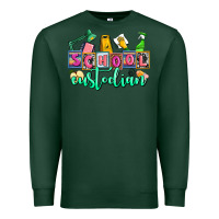 Sports Green school custodian Premium Sweatshirt - AdoDesignShop