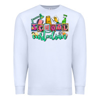 White school custodian Premium Sweatshirt - AdoDesignShop