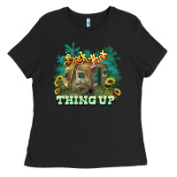 Black Back that thing up Ladies Tee - HowdyJamesFarm