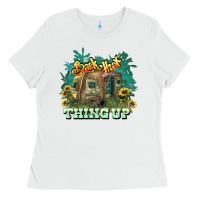White Back that thing up Ladies Tee - HowdyJamesFarm