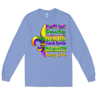 Mardi Gras Parades Beads Long Sleeve Tee | Teevron