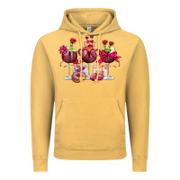 Vintage Mustard valentine's day wine glasses Vintage Hoodie - OliviaCreatesArt