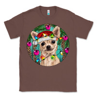 Chestnut Christmas Chihuahua Classic Tee - RanaPortraitStore