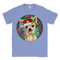 Colony Blue Christmas Chihuahua Classic Tee - RanaPortraitStore