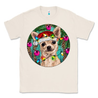 Natural Christmas Chihuahua Classic Tee - RanaPortraitStore