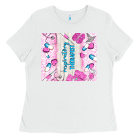 White respiratory therapist Ladies Tee - TumblerDesignByShophia