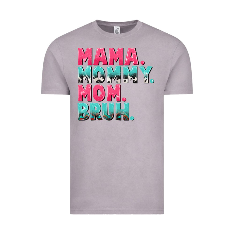 Mama Mommy Mom Bruh Mother's Day Vintage Tee by CowGirlArtShop | Teevron