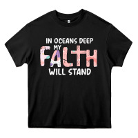 Black Oceans Deep My Faith Will Stand Heavy Core Tee - Bettercallsaul