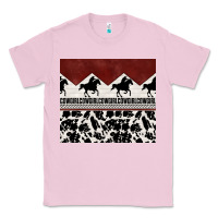Bubblegum Pink cowgirl with cowhide Classic Tee - TumblerDesignByShophia