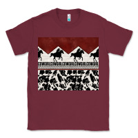 Burgundy cowgirl with cowhide Classic Tee - TumblerDesignByShophia