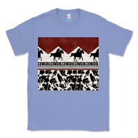 Colony Blue cowgirl with cowhide Classic Tee - TumblerDesignByShophia