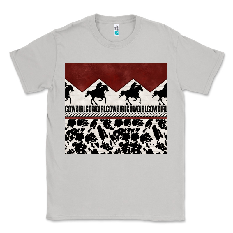 Cowgirl With Cowhide Classic Tee by TumblerDesignByShophia | Teevron